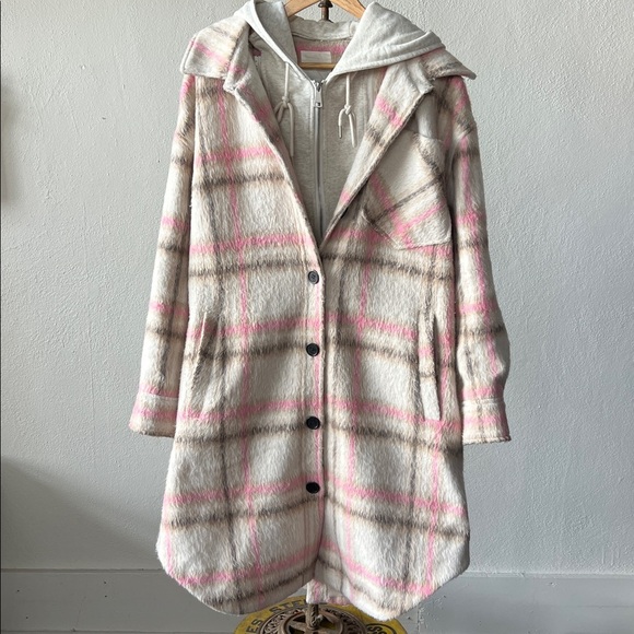 Avec Le Filles Long Coat Size XL - Picture 2 of 5